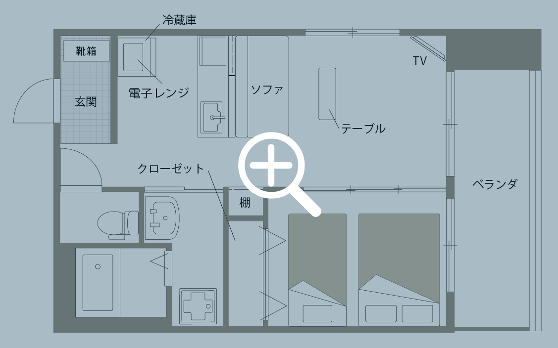 コンフォートの間取り図