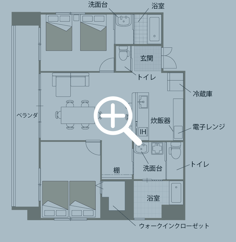 VIPの間取り図